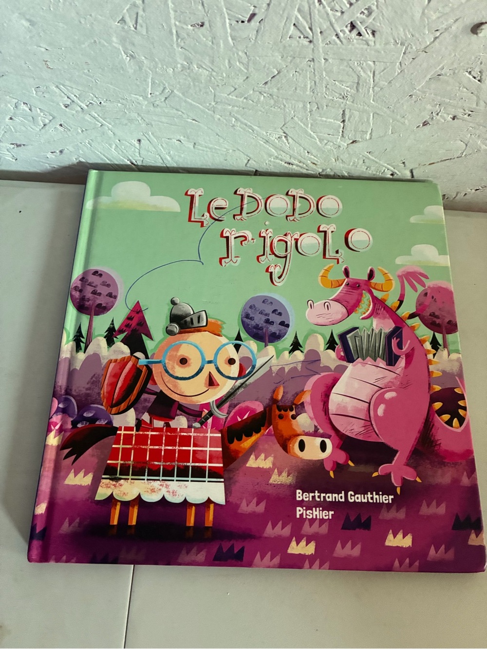 Le Dodo Rigolo Kids Learning Book - Pink & Green